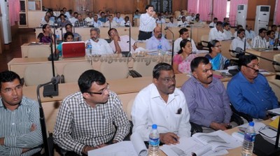 Bharat Lal Meena during public service