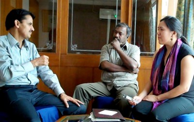 Bharat Lal Meena during public service